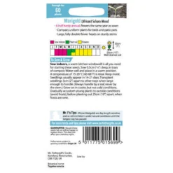 Mr. Fothergill's Marigold African Sahara Mixed Seeds -Herbs Growing Sales Store 12810625 9714833169535259