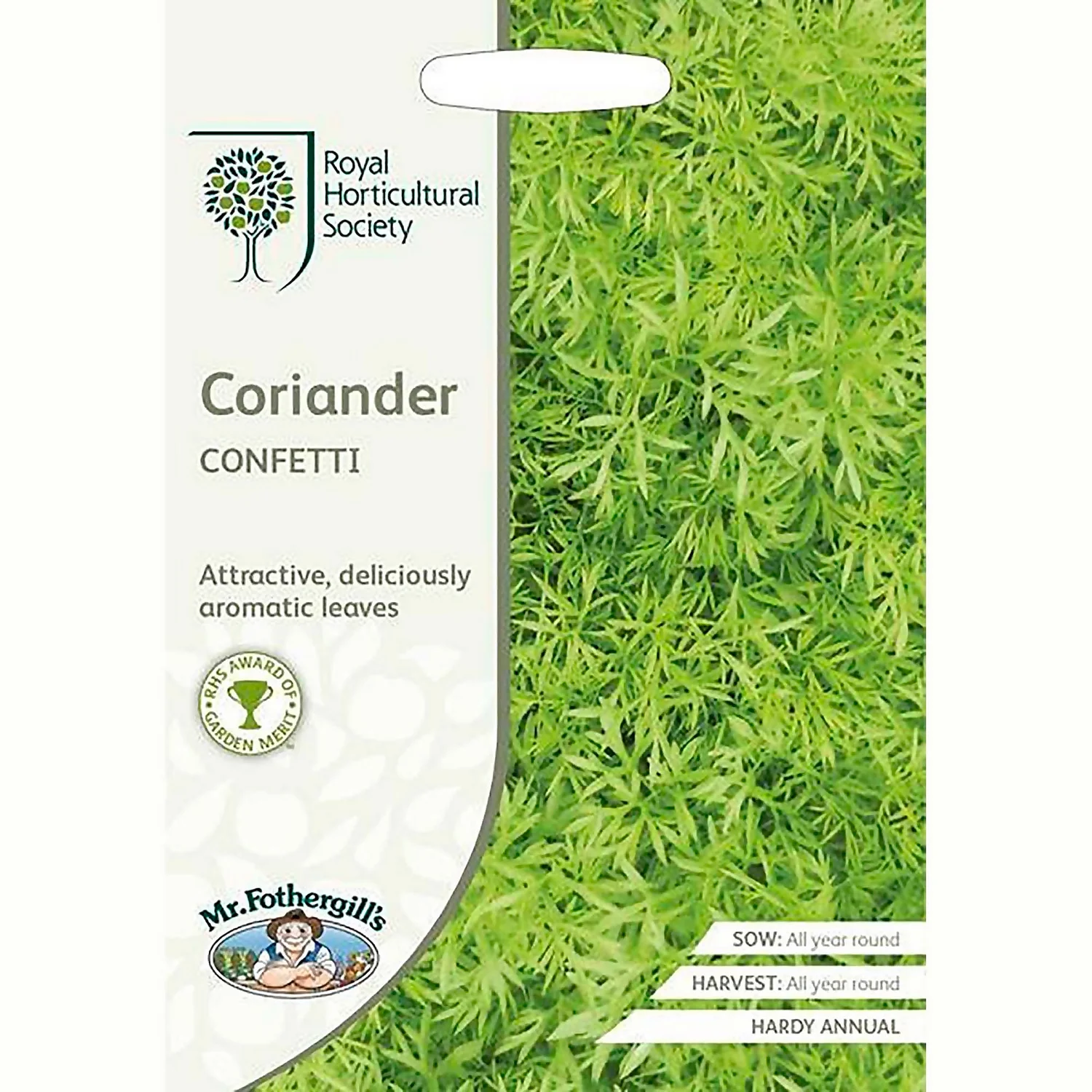 RHS Coriander Confetti Seeds 1 RHS Coriander Confetti Seeds