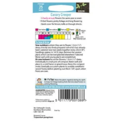 Mr. Fothergill's Canary Creeper Seeds -Herbs Growing Sales Store 12819854 3744833169809636