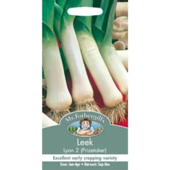Mr. Fothergill's Leek Lyon 2 (Prizetaker) Vegetable Seeds