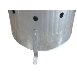 None Garden Galvanised Steel Incinerator / Fire Bin With Lid - 85L -Herbs Growing Sales Store 12834094 1945030658343959