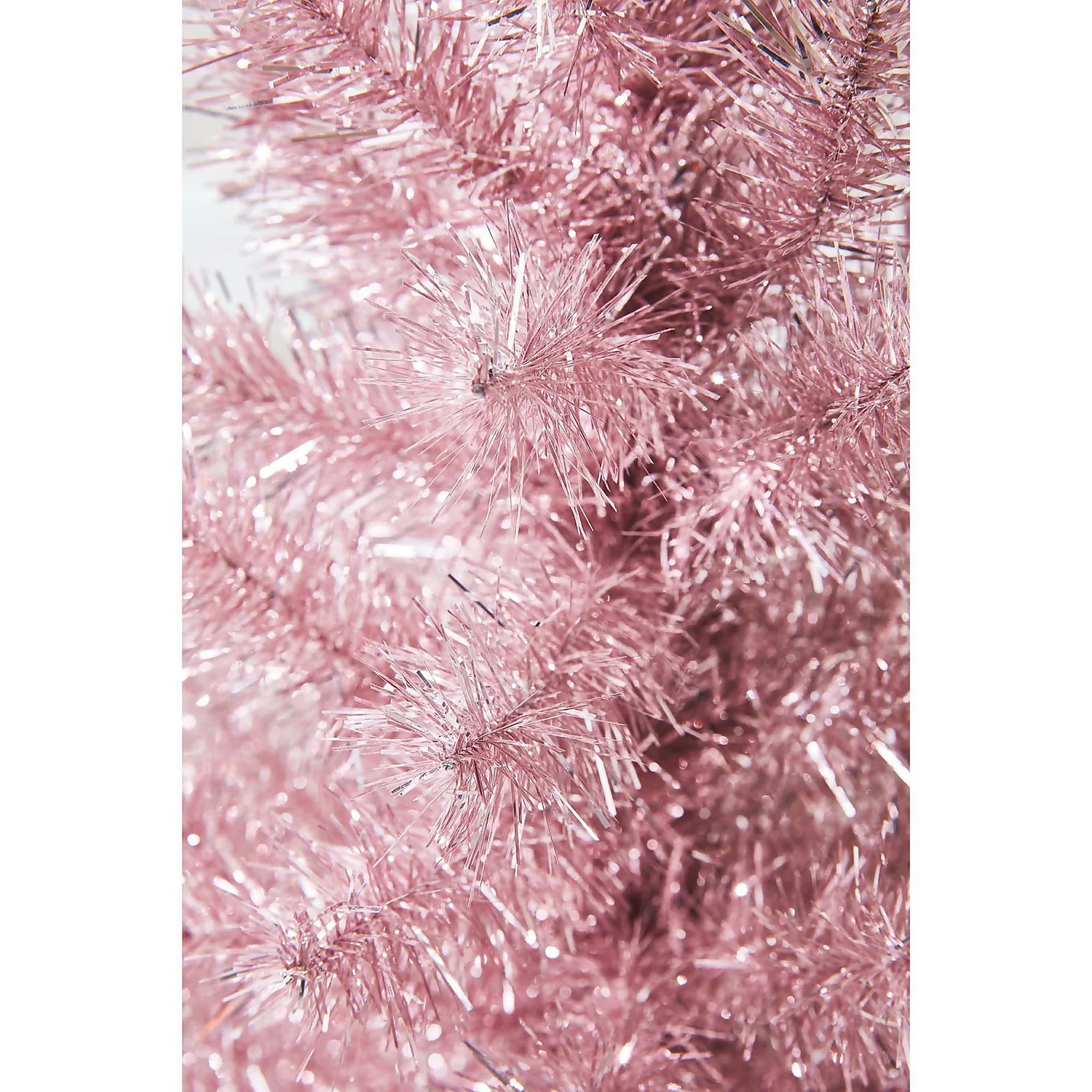 3ft Tinsel Light Pink Christmas Tree 3 3ft Tinsel Light Pink Christmas Tree - Image 3