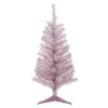 3ft Tinsel Light Pink Christmas Tree