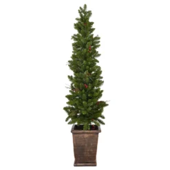 5ft Pre-lit / Pre-Decorated Berries Pot Christmas Tree -Herbs Growing Sales Store 12840308 1684884177428835