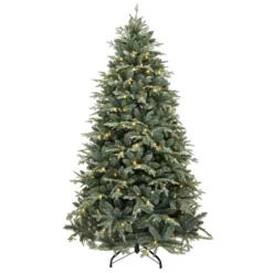 7ft Salzburg Glitter Pre-lit Premium Christmas Tree
