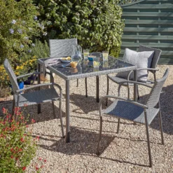 Bambrick 4 Seater Garden Dining Set