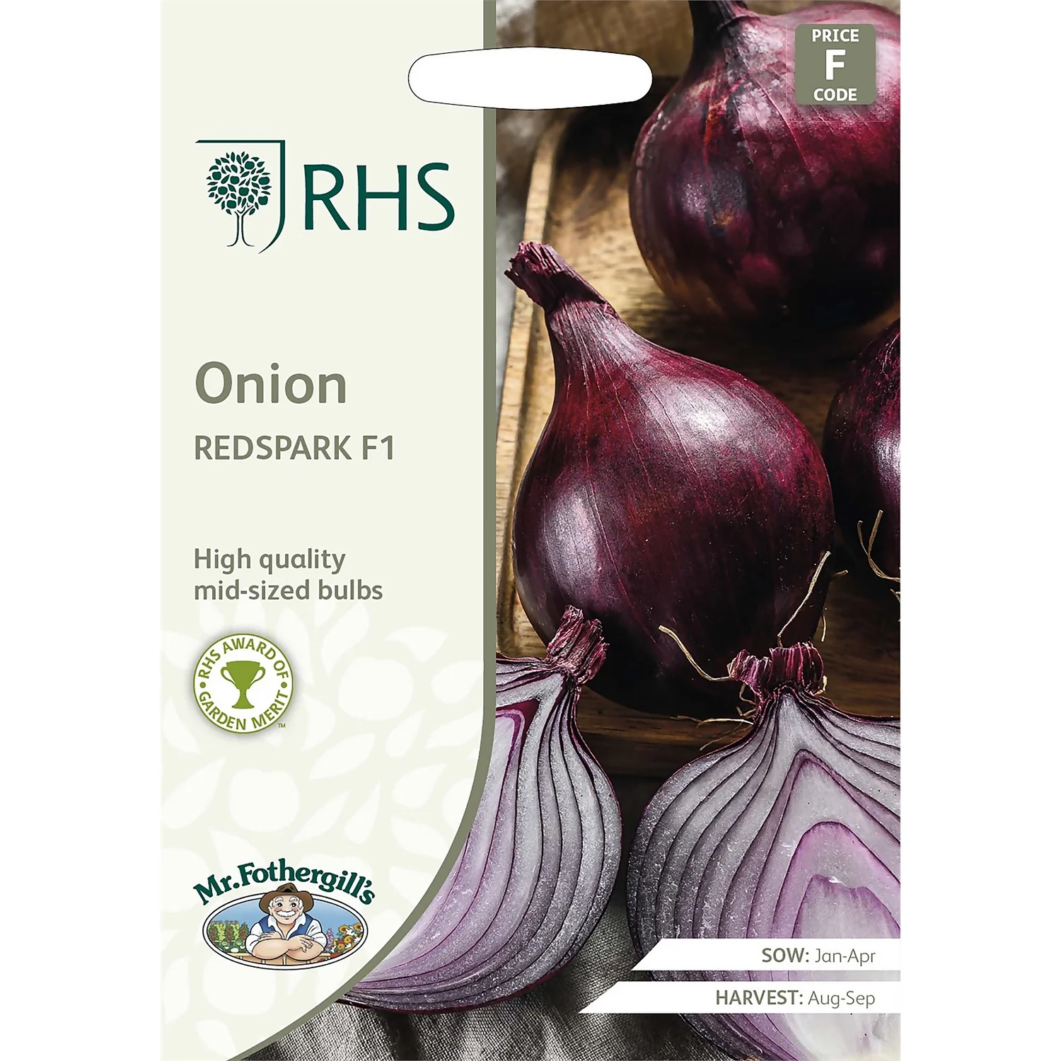 RHS Onion Redspark F1 Seeds 1 RHS Onion Redspark F1 Seeds