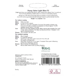 RHS Pansy Jolly Joker Light Blue F2 -Herbs Growing Sales Store 12884804 1974843469713449