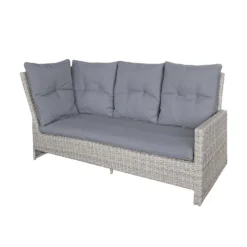 Mortimer Grey Rattan Garden Corner Sofa Set -Herbs Growing Sales Store 12887790 3255047776533844