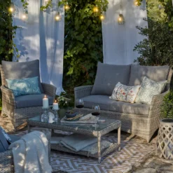 Florence 4 Seater Grey Rattan Garden Sofa Set 12 Florence 4 Seater Grey Rattan Garden Sofa Set -Herbs Growing Sales Store 12887803 6295061787155885