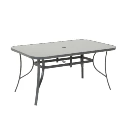 Rowly 6 Seater Garden Dining Set With Parasol -Herbs Growing Sales Store 12887808 5744843690412079