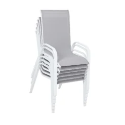 Malindi 6 Seater Garden Dining Set - Grey -Herbs Growing Sales Store 12887812 2424843280561994