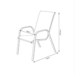 Malindi 6 Seater Garden Dining Set - Grey -Herbs Growing Sales Store 12887812 3374947969778299