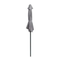 None 2.1m Crank & Tilt Parasol Light Grey - Dia. 38mm -Herbs Growing Sales Store 12888557 1054843673613402
