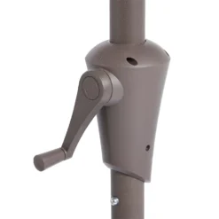 None 2.1m Crank & Tilt Parasol Natural - Dia. 38mm -Herbs Growing Sales Store 12888558 2064843673563581