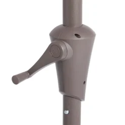 None 2.7m Crank & Tilt Parasol Natural - Dia. 38mm -Herbs Growing Sales Store 12888565 5874843674545775