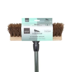 Charles Bentley Charnwood Bassine Wooden Garden Broom - 300mm -Herbs Growing Sales Store 12890894 2054915831703787