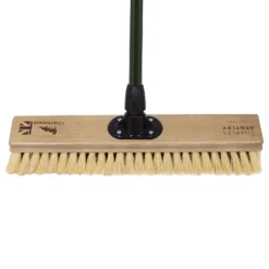 Charles Bentley Charnwood Dual Fill Wooden Broom - 450mm