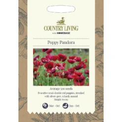 Country Living Poppy Pandora Seeds