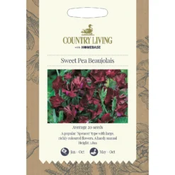 Country Living Sweet Pea Beaujolais Seeds