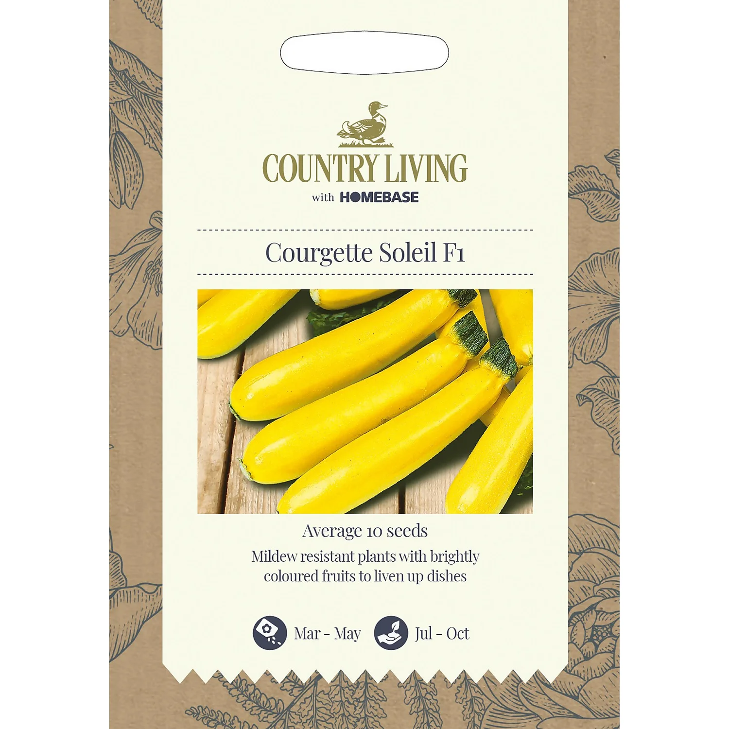 Country Living Courgette Soleil F1 Seeds 1 Country Living Courgette Soleil F1 Seeds