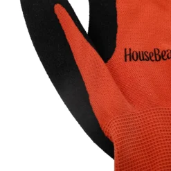 House Beautiful Gardening Gloves - Orange & Black -Herbs Growing Sales Store 13188715 1504928026688592