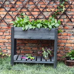 Wooden Growing Table - Grey -Herbs Growing Sales Store 13253787 1945013038866668