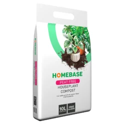 Homebase Peat Free Houseplant Compost -10L
