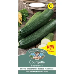 Mr. Fothergill's Courgette Blackstar F1 Seeds
