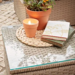 Alexandria Rattan Effect Garden Corner Sofa Set -Herbs Growing Sales Store 13936306 8645022386515689