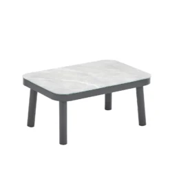 Heba Grey Metal Garden Corner Sofa Set -Herbs Growing Sales Store 14005702 6005022704839677