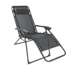 Grey Reclining Sun Lounger -Herbs Growing Sales Store 14005765 3985018249640495