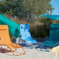 Siesta Sun Lounger - Blue 8 Siesta Sun Lounger - Blue -Herbs Growing Sales Store 14005768 2005022687297003