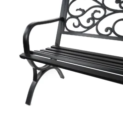 Ornate Metal Garden Bench -Herbs Growing Sales Store 14005780 3405018249598597