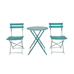 Millie Metal Bistro Set - Green -Herbs Growing Sales Store 14005782 6135018249521962