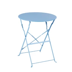 Millie Metal Bistro Set - Blue -Herbs Growing Sales Store 14005783 1995022384428895