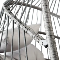 Grey Single Garden Hanging Chair -Herbs Growing Sales Store 14005785 1125036152260456